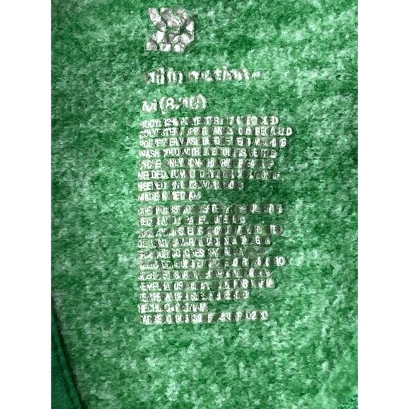 All In Motion Boys Green Half Zip Sweatshirt Size Medium 8/10 - Picture 6 of 12